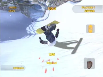 TransWorld Snowboarding (USA) screen shot game playing